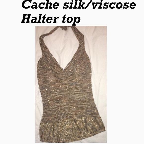 Cache Tops - Beautiful silk and viscose top from cache sz S Cache Tops - Beautiful silk and viscose top from cache sz S